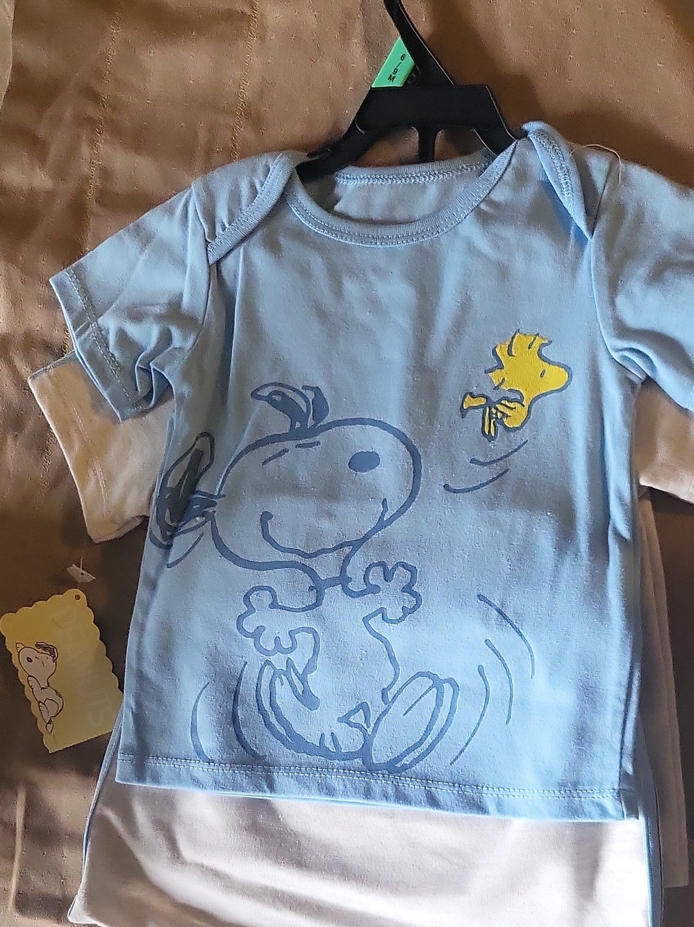 Blue Snoopy & Woodstock Graphic Kids Tee
